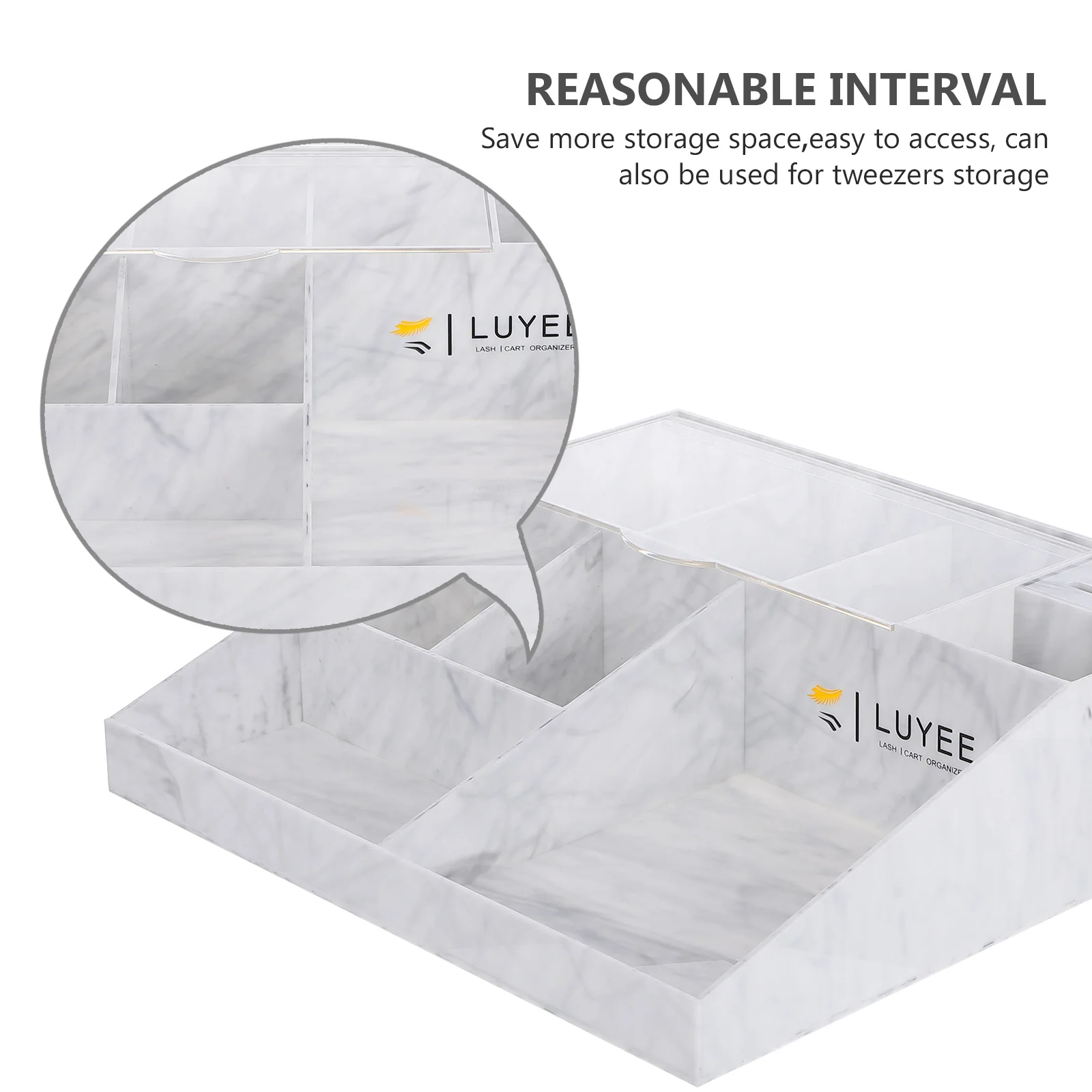 

Tweezer Storage Box Tools Organizer 1Pcs Stable Performance Simple Design Multiple Jobs Suitable for Professionals