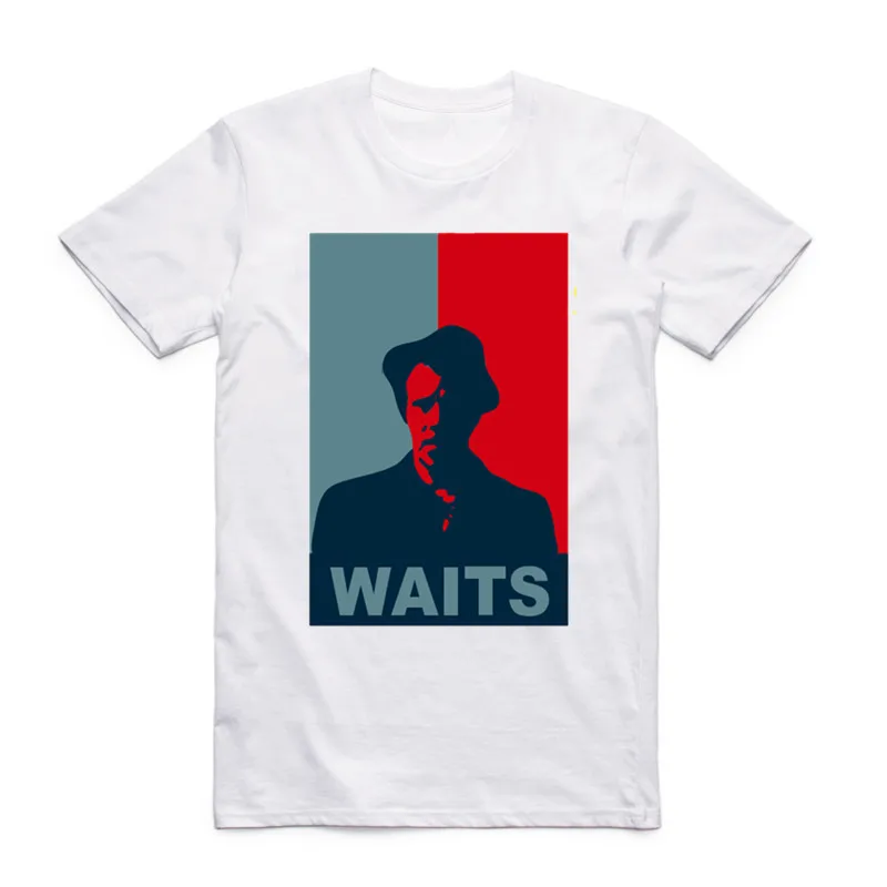 

2025 2019 Tom Waits New Fashion Men T Shirts New Summer Cool O-neck Short Sleeve T-shirt Casual Fitness Polyester Clothing Hot