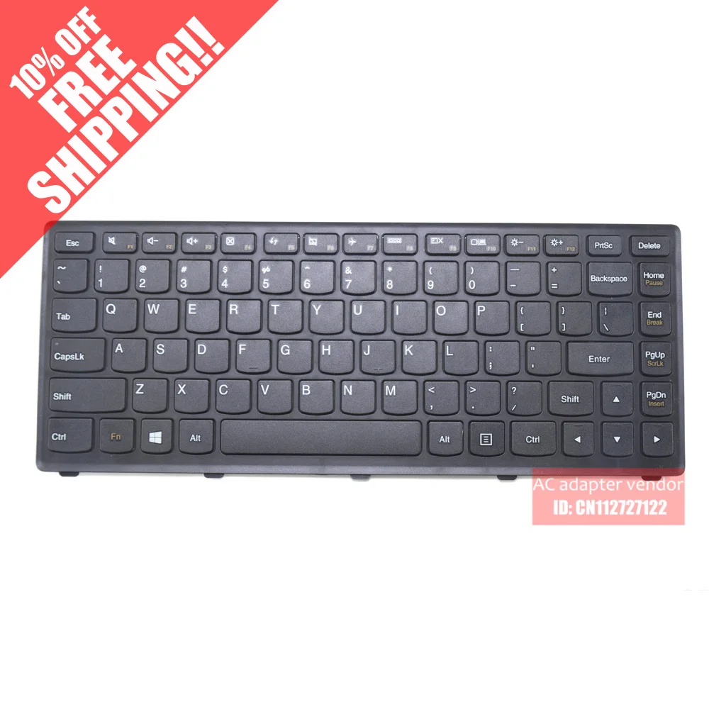 New Replace FOR LENOVO S400 S405 S300 keyboard built-in keyboard black border European version in English