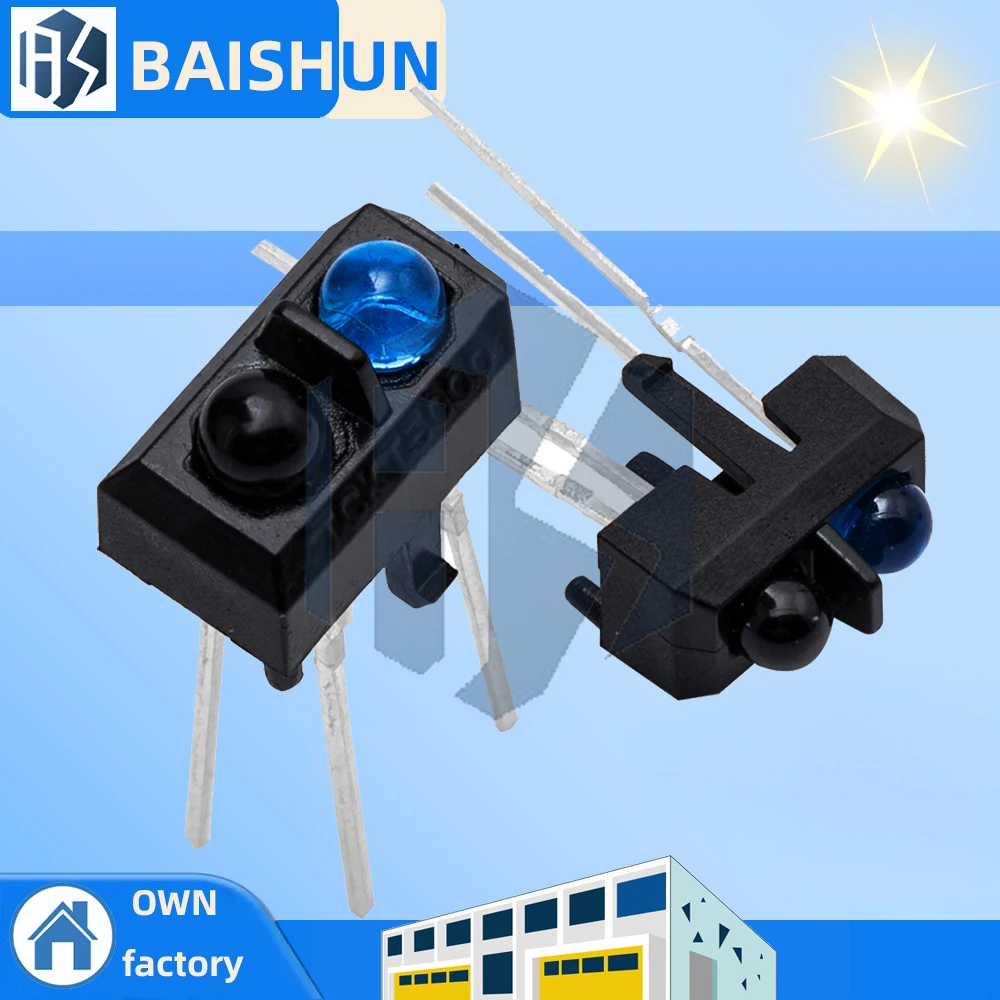 10pcs TCRT5000L TCRT5000 Reflective Infrared Optical Sensor Photoelectric Switches