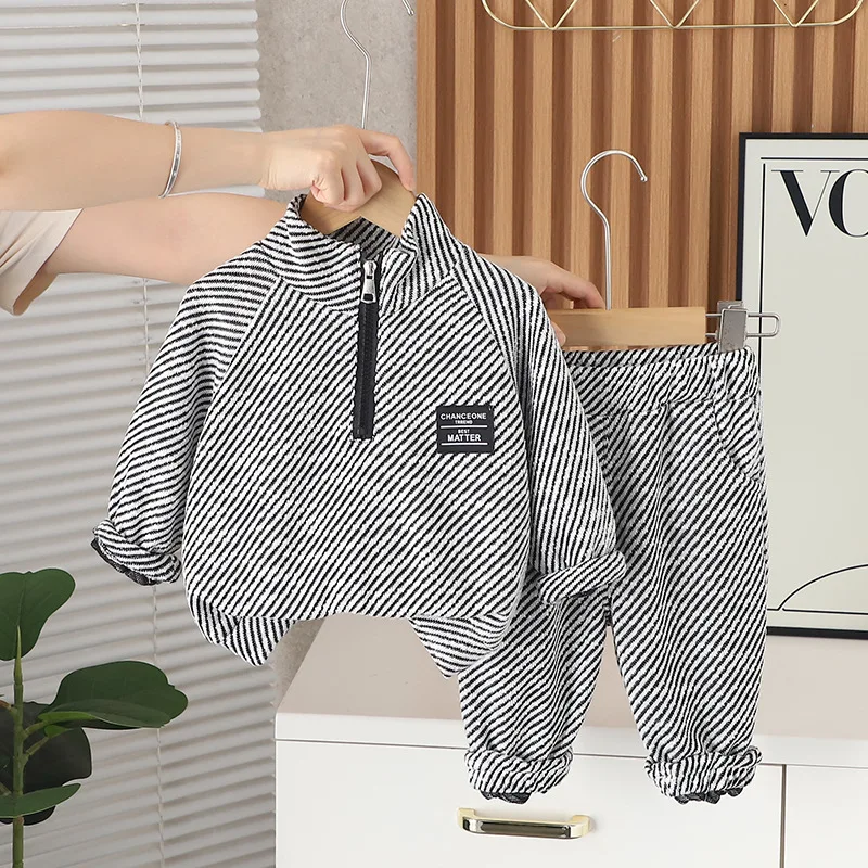 

Boys Clothing Sets Spring Autumn 2024 Children Casual Coats Tops Pants 2pcs Tracksuits Kids Jogging Suit For Baby Outfits 3 4 5Y