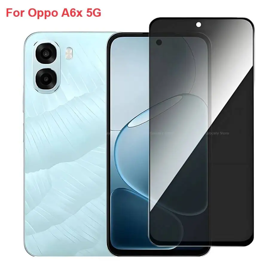 

CPH2823 Anti Spy Privacy Tempered Glass Screen Protector Compatible For Oppo A6x 5G Phone Film