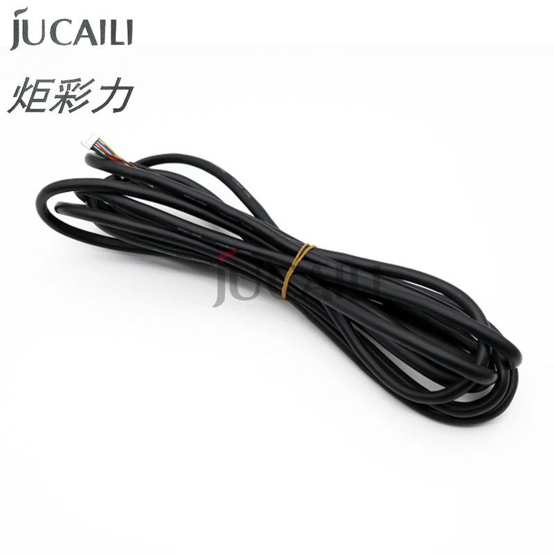 Jucaili-cable de señal largo de 5 pines para impresora Epson xp600/dx5/dx7, cabezal para placa Senyang, ecosolvente/UV