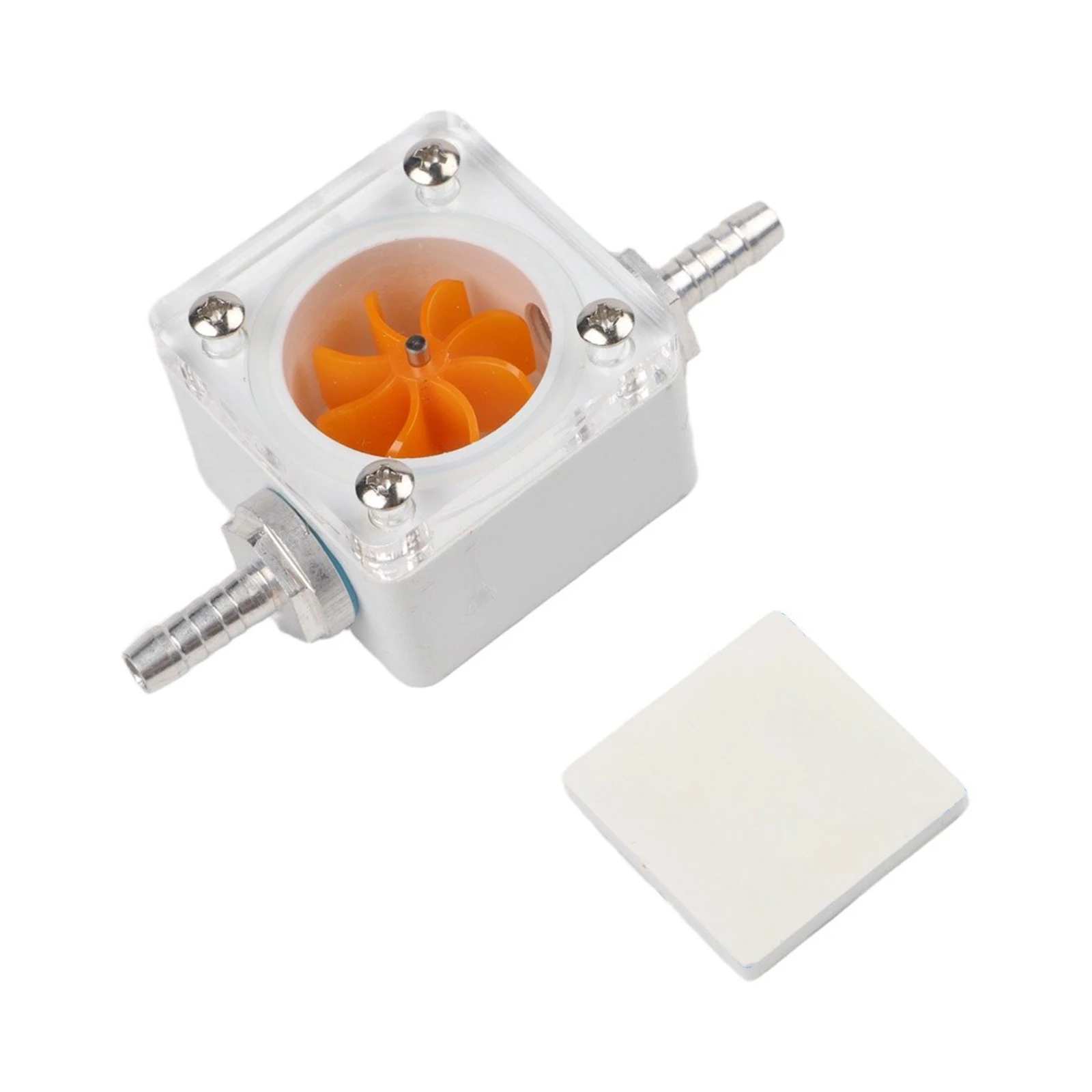 Aluminum Cased Water Flow Meter for Engraving Equipment Cooling with Compatibility for 6mm 8mm 10mm and 12mm Water Tubing