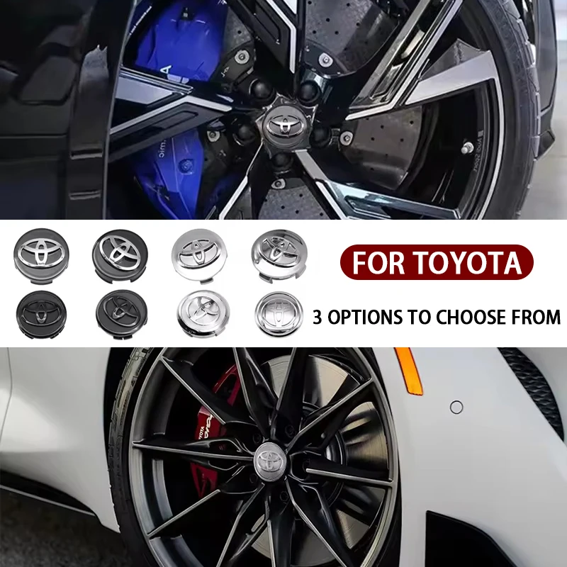 

2026 Новинка для Toyota, 4 шт., 57/62 мм, центральная крышка ступицы колеса автомобиля, крышка обода для Toyota Corolla RAV4 LEVIN Yaris C-HR Camry Prado Prius C