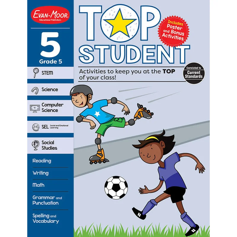 

Книга высшего студента EvanMoor EvanMoor 5 класса 9781629389790