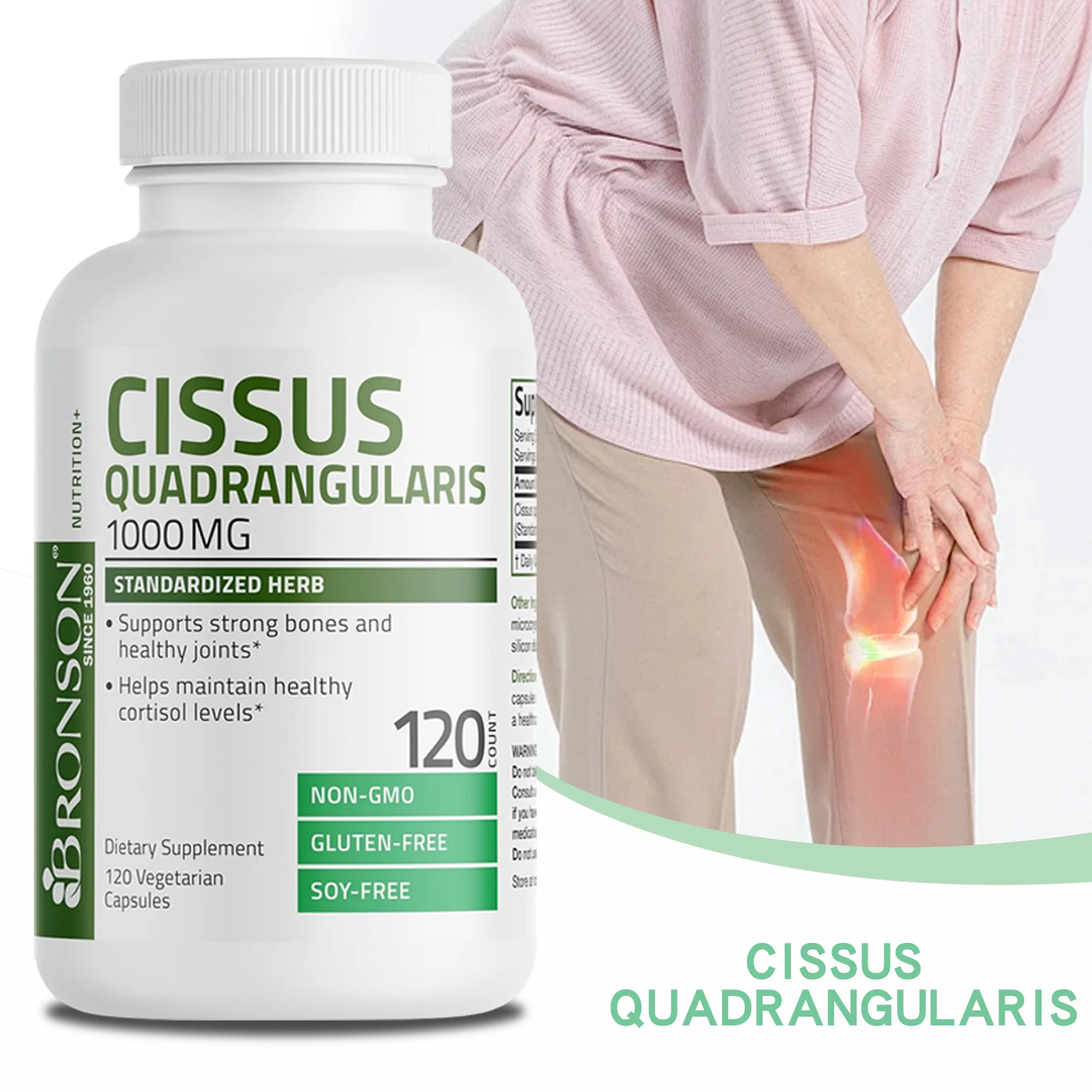 

Cissus Quadrangularis 1000 мг — помогает поддерживать здоровый Cortisol уровни, способствует здоровью костей и суставов и защищает связывания.