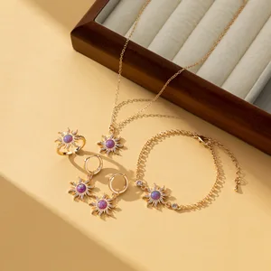 خمر الشمس رابونزيل خاتم الإناث الفتيات أزياء حزب الخطوبة المجوهرات اكسسوارات الذهب مطلي قابل للتعديل العقيق حجر العقيق خواتم هدية أعلى 8 مبيعات ملفوف خاتم رابونزيل - رقم 6