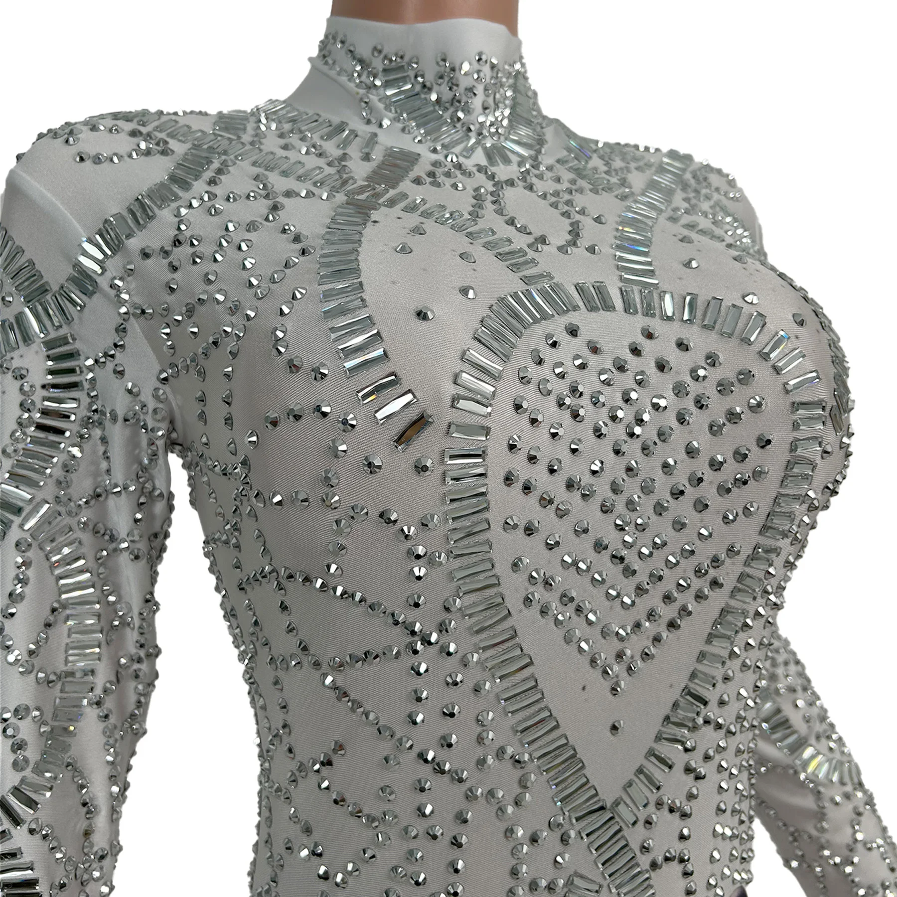 

Женский облегающий комбинезон из спандекса для вечеринок, танцевальных шоу, клубов, карнавалов, костюм для выступлений дрэг-квин Baihuanchangku