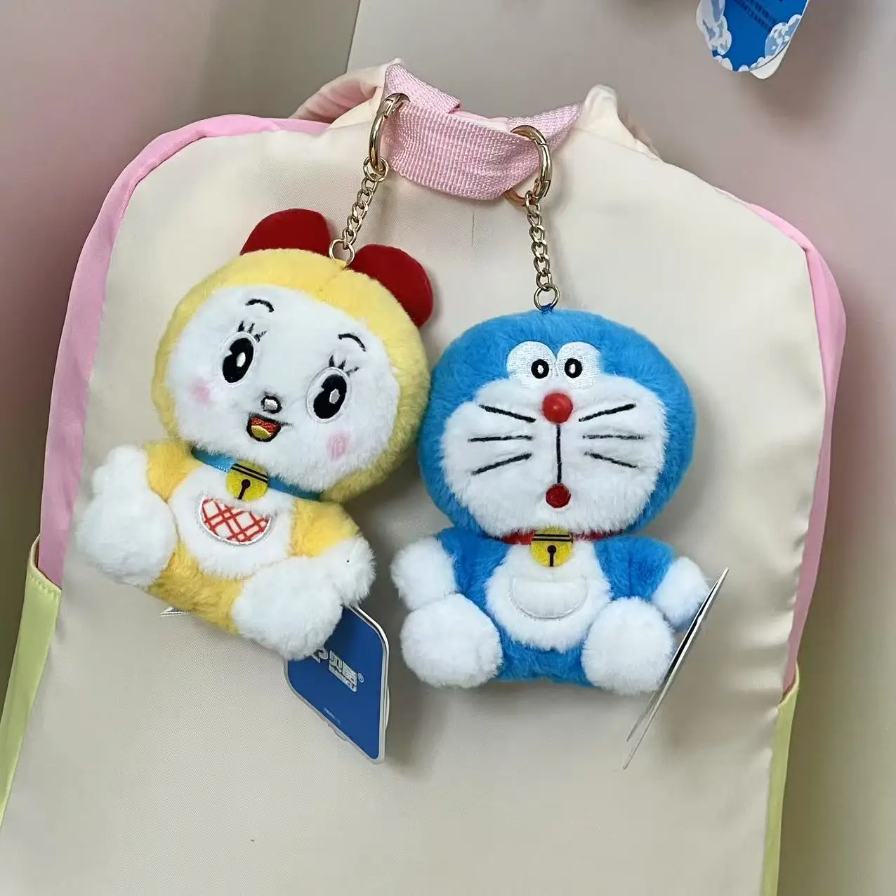 الأصلي انمي ياباني عبقور ألعاب من نسيج مخملي حقيبة قلادة محشوة أنيمي مفتاح سلسلة عبقور مختلف دورامي دمى هدايا عيد الميلاد فتاة #4