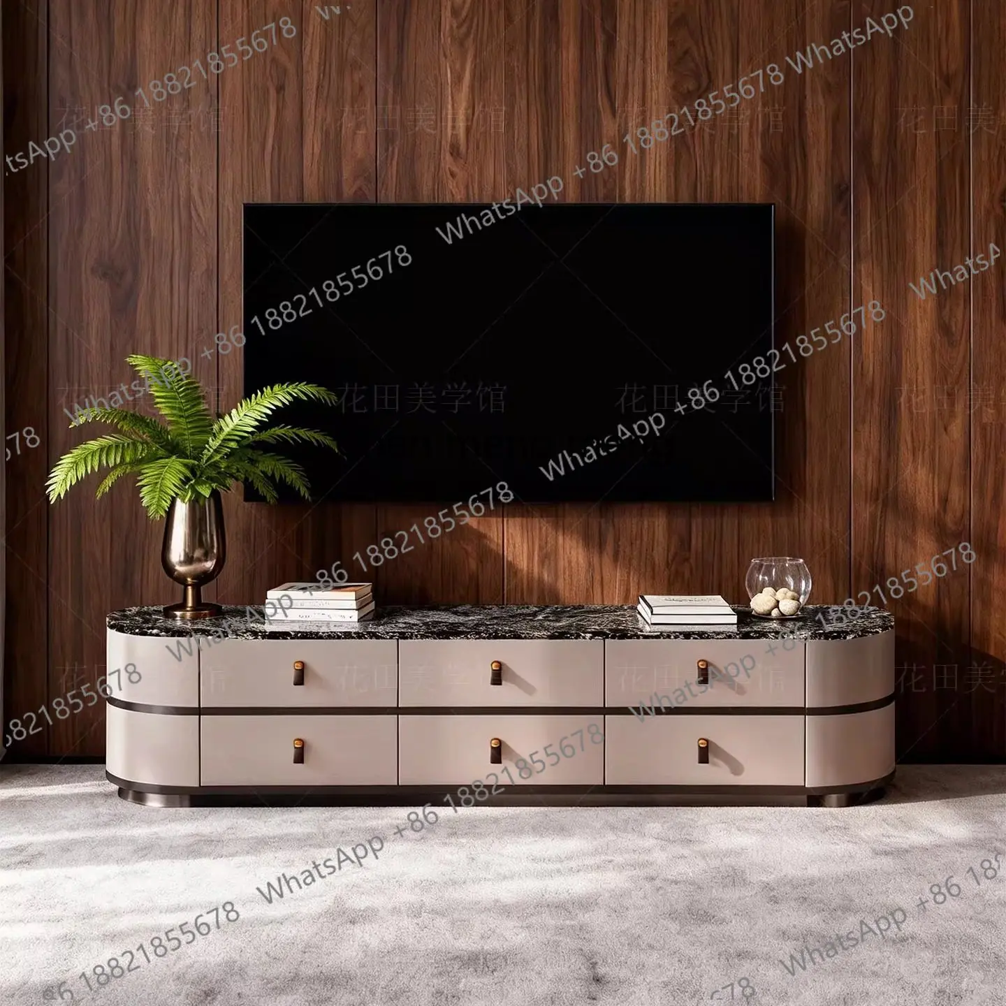 

Nordic Storage Luxury Tv Cabinet Beige European 200Cm Living Room Tv Stands Living Room Designer Mueble Televisor