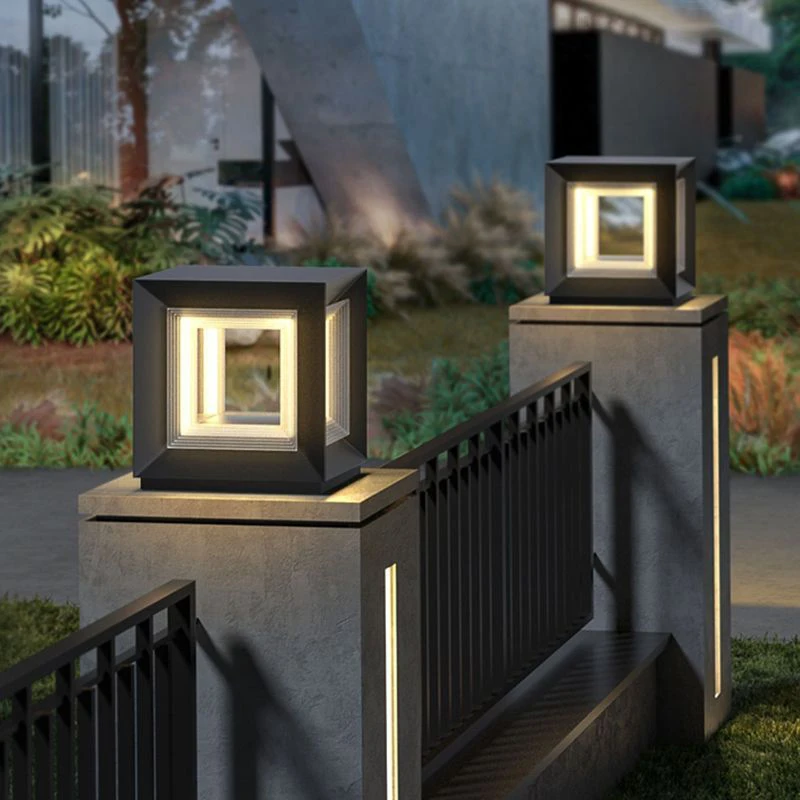 Outdoor column lights solar LED column lights non solar lights outdoor garden decorations outdoor garden lights