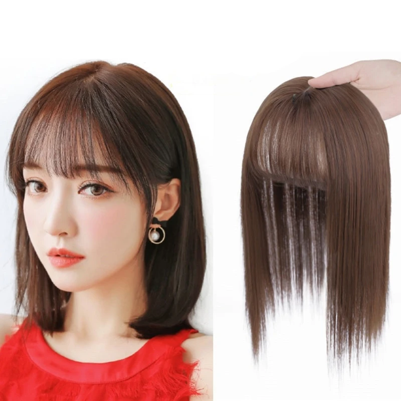 Synthetic Hair Wigs MidLength Hair Wigs Hairpiece for Women Fashion Straight Wigs HairPiece Fashion Straight Wigs Haircover