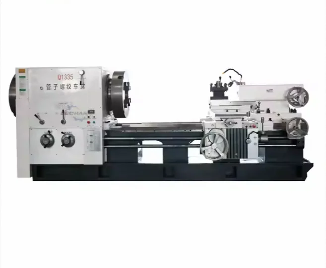 Professional Q1332 Pipe Threading Lathe Machine for Industrial Oil Country Metalworking High Precision Heavy Duty Equipment