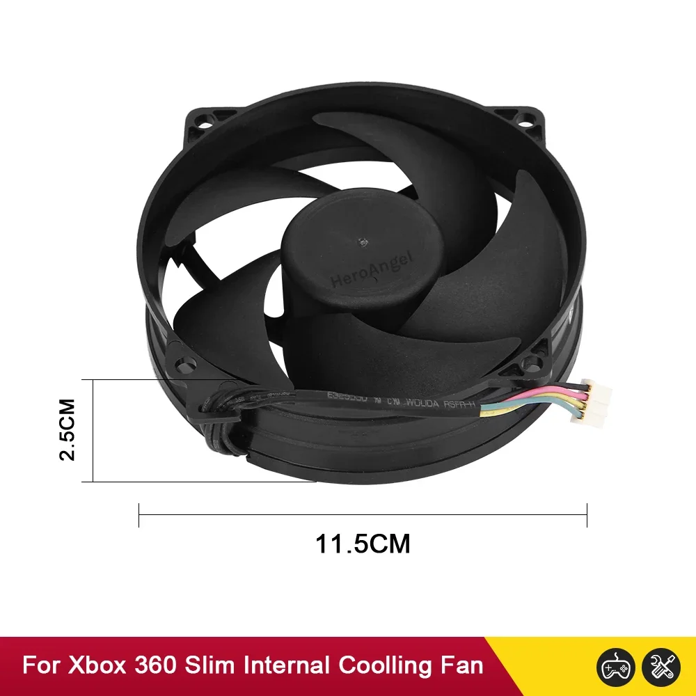 Original Inner Cooling Fan Heat Sink Cooler Cooling Fan for Xbox 360 Slim for Xbox 360 S Console Replacement Internal Cooler