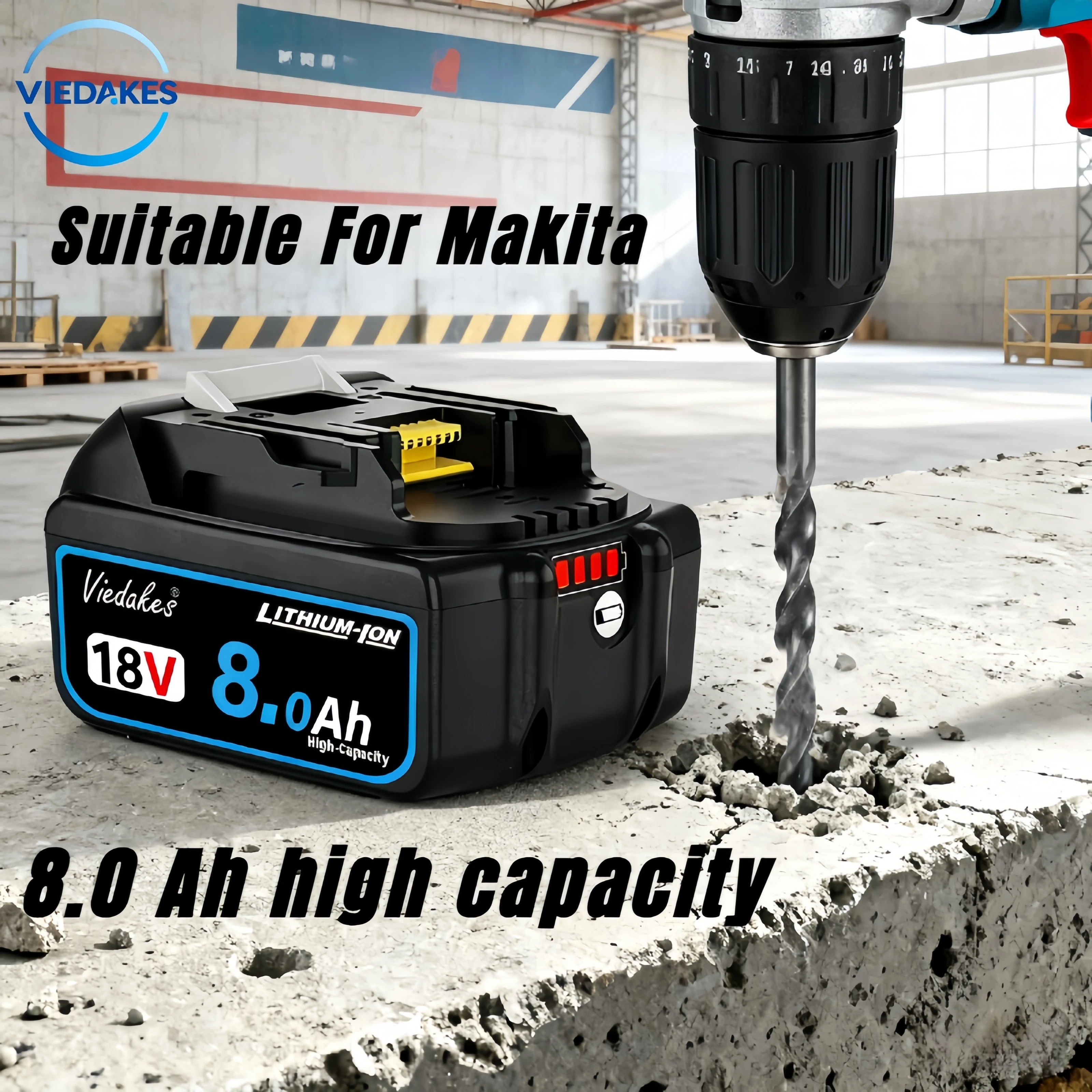 

for Makita 18V Battery, 18V tool Battery for Makita drill DGA404 DTD173 DDF487 DTW700 DRT52 DHP489 DJV182 HR140ZDHL delivery