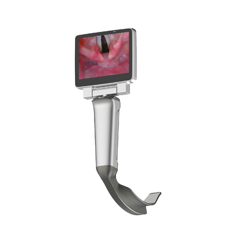 OEM customization high quality Medical flexible laryngoscope Instrument of Rechargeable Battery Pet laryngoscope