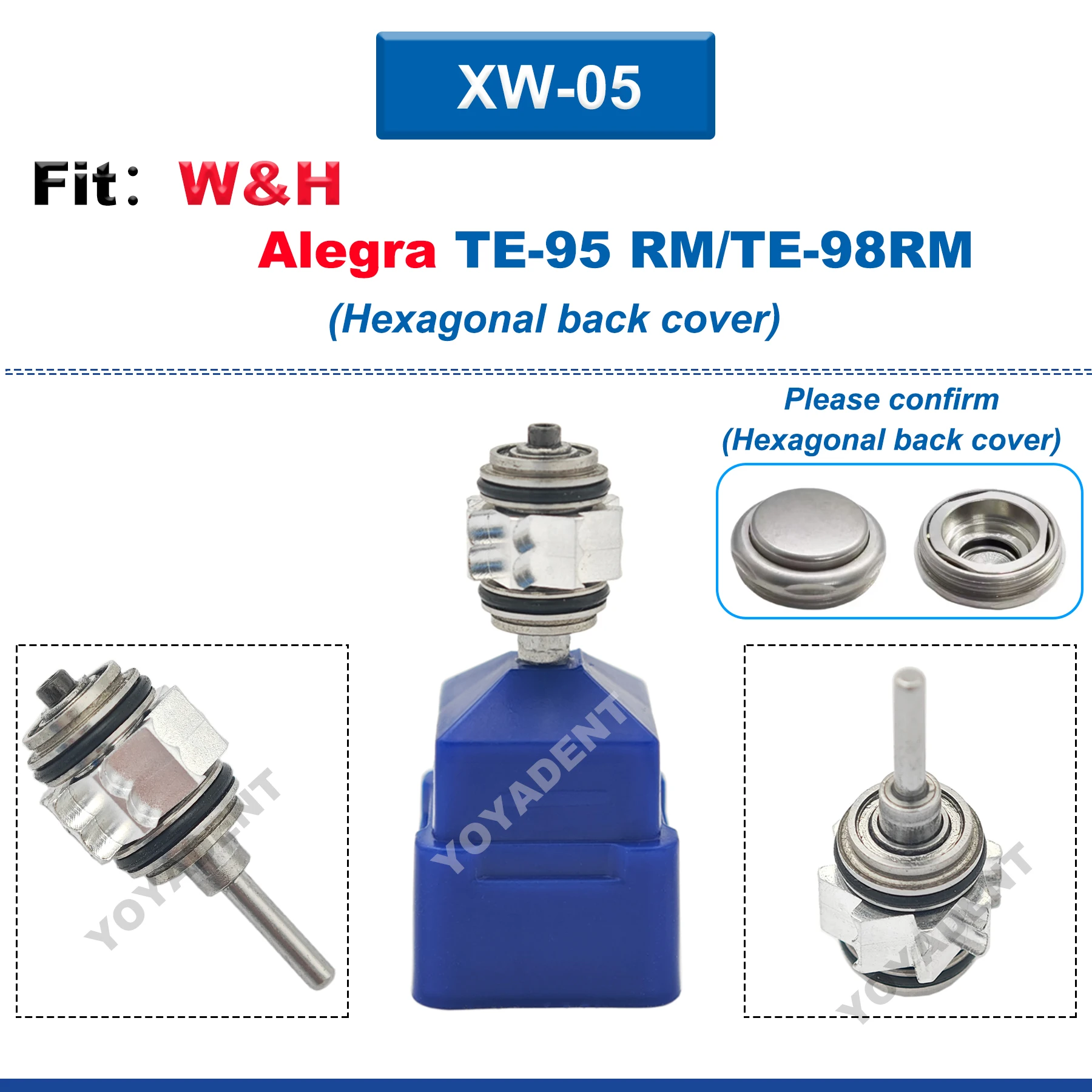 Tandheelkundige Turbine Cartridge Luchtrotor Tandheelkunde Handstuk Accessoires Fit NSK KAVO COXO Hoge Snelheid Handstuk