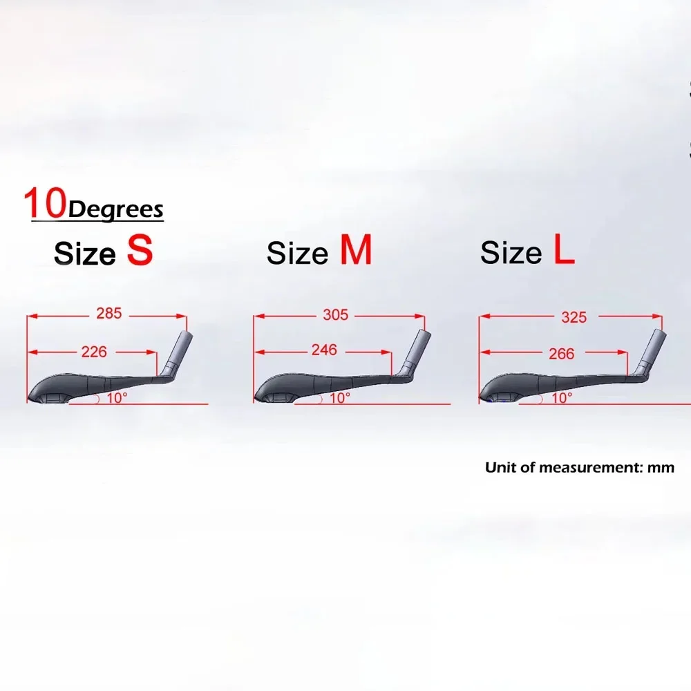 ألياف الكربون الترياتلون الوقت محاكمة الدراجة المقود TT106 مع 10 درجة 15 درجة اقتران 420 مللي متر عرض TT بار #3