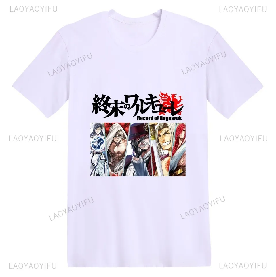 Record of Ragnarok Anime Printed Aphrodite Graphic Waifu Tshirt Cotton Japan Manga ACG Fans Otaku Tee Hipster Streetwear T-shirt