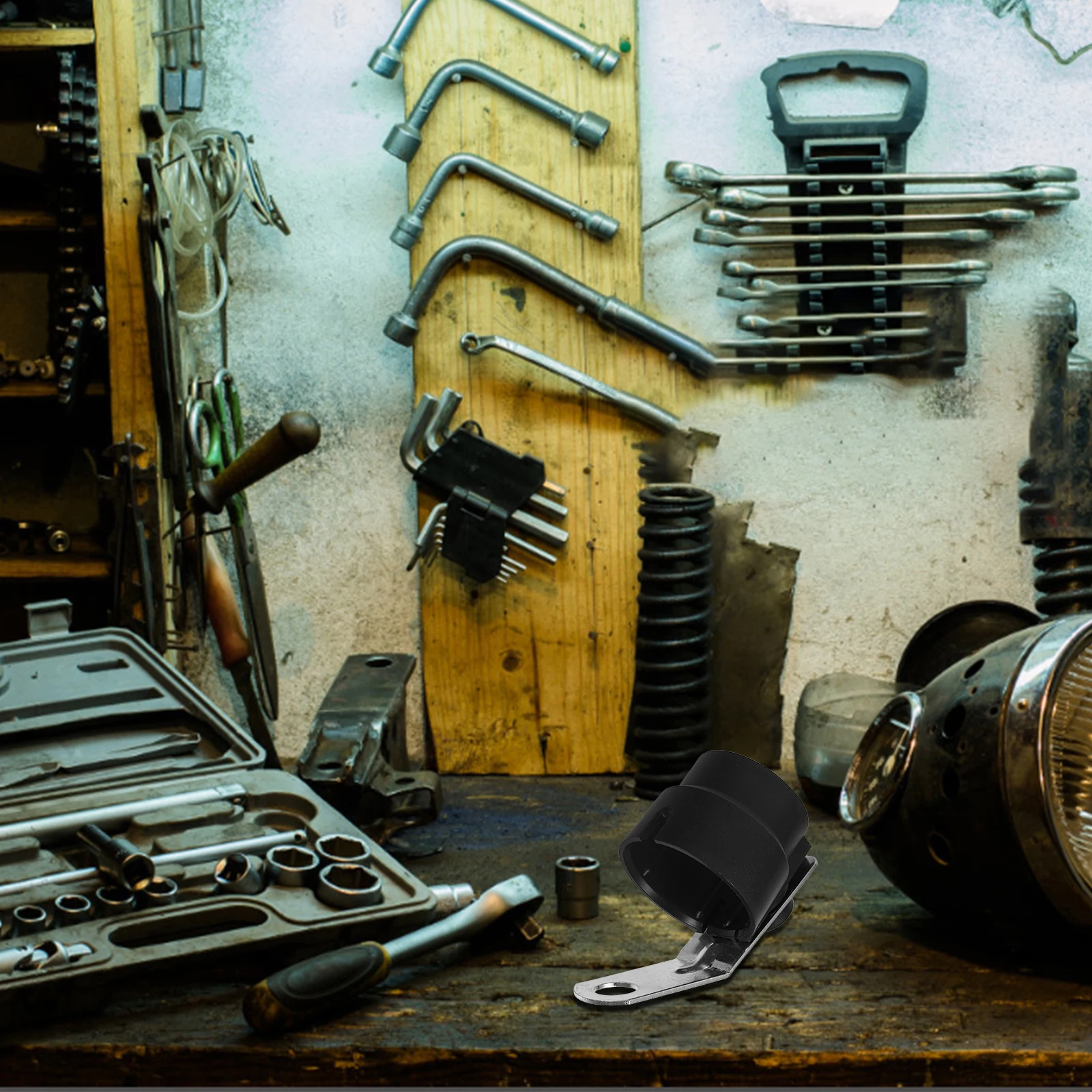 

Trailer Plug Pin Socket Holder Heavy Duty Iron Support for Towing Vehicles Rv Easy Installation Trailer Accessories