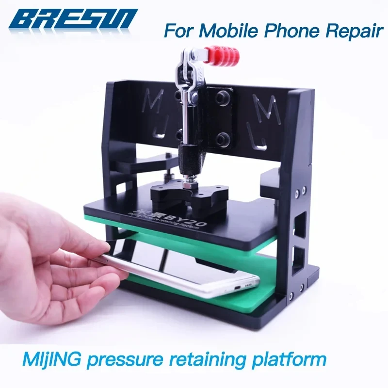 MIJING BY-20 Universal Pressure Retaining Platform Fixture Mobile Phone Screen LCD Clamp Fixing Repair Cover Plate Metal Clamp