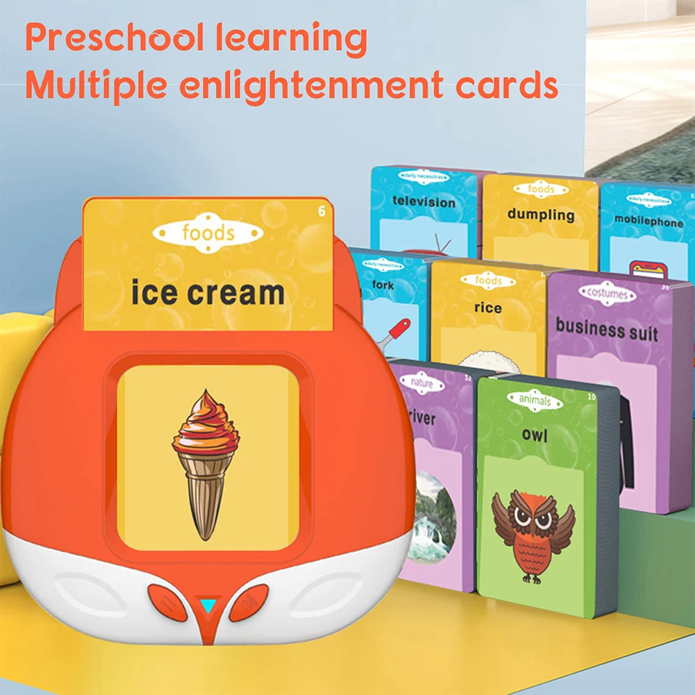 Young Children's Educational Enlightenment Card Machine Early Education Machine Puzzle Sensory Toys Learning Gifts For Birthday