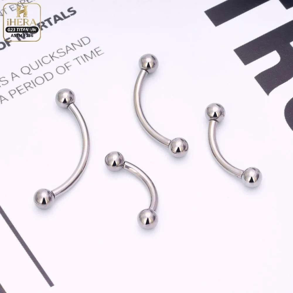 1/5PC G23 Titanium Nose Rings Piercings Lip Eyebrow Ear Septum Helix Cartilage Septum Body Jewelry Piercing Labret Nariz C Rod