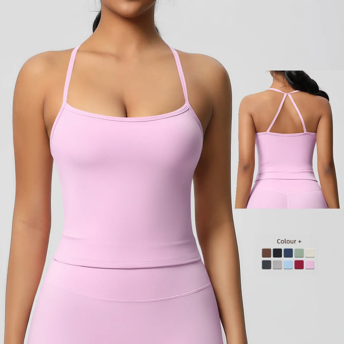 

Women Cross Back Yoga Sports Bra Breathable Shock Proof Gym Workout Fitness Push up Top Yoga Running Active Sportswear Vest Bra