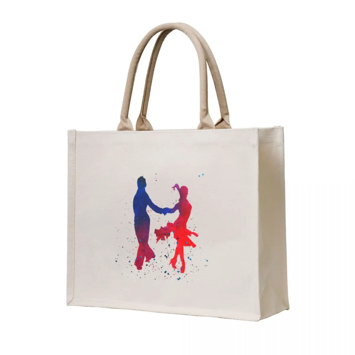 

Latin dance pose painting dance couple salsa samba jive chachacha Tote Bag great bag reusable shopping bags Women's shopping bag
