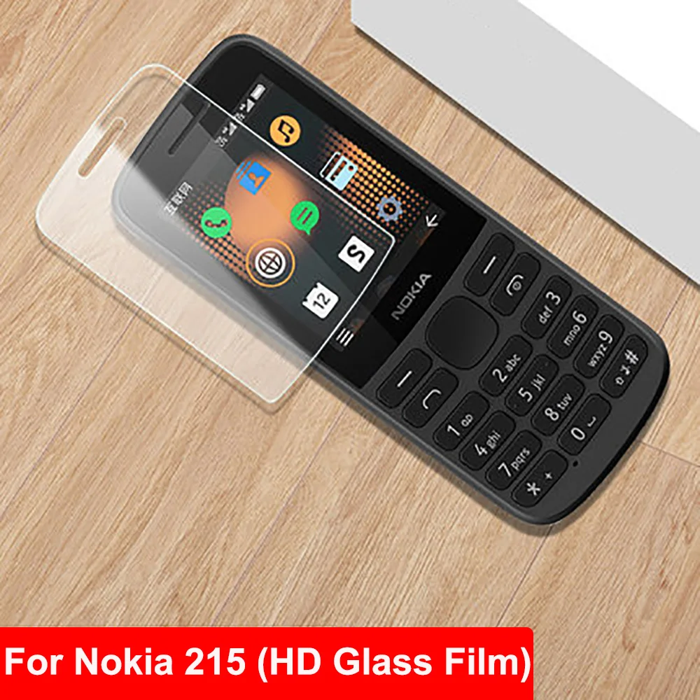 Tempered Glass For Nokia 215 Case Screen Protector Film Glass For Nokia 215 4G TA-1278 Protection Glass Cover For Nokia 215 4G