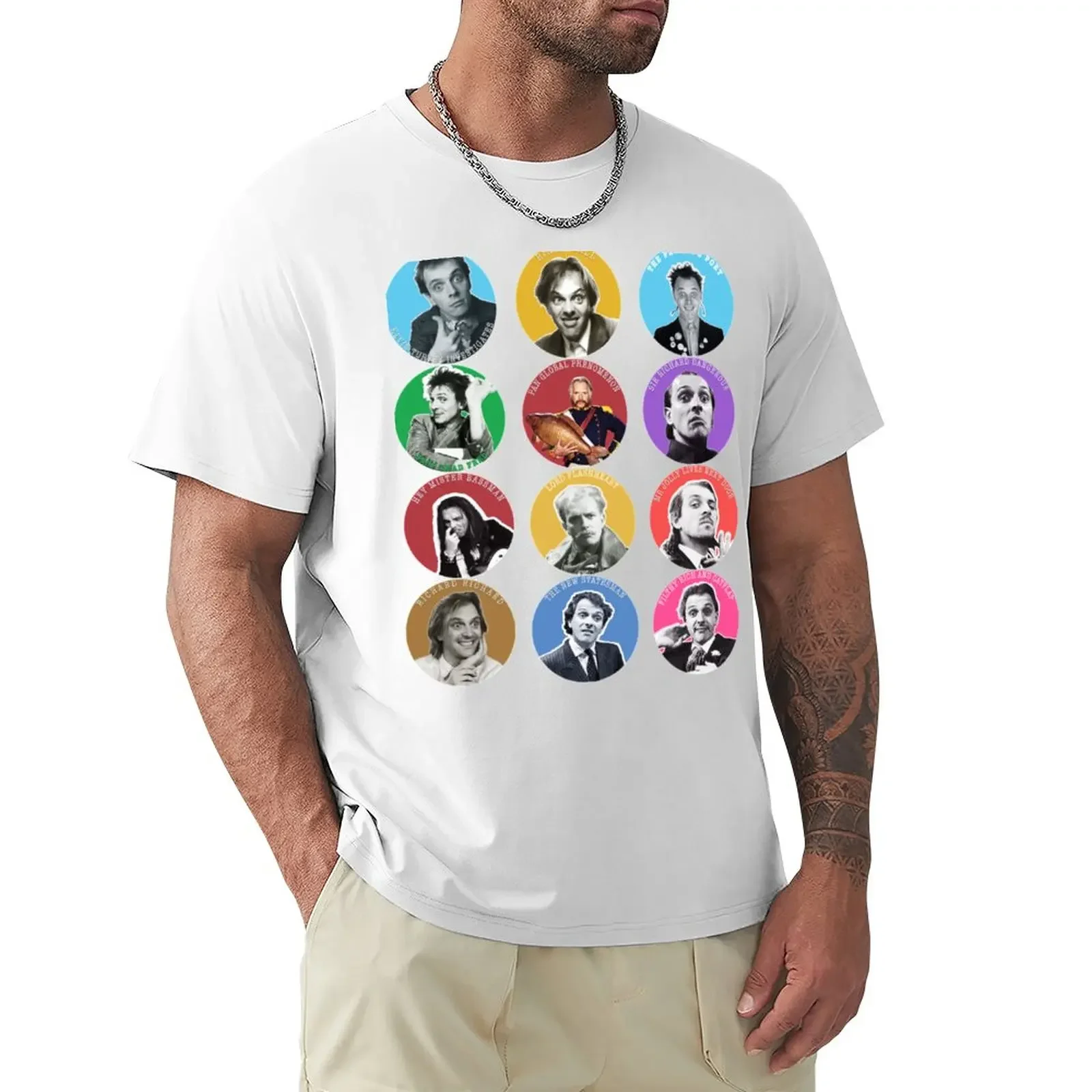 

MEGA RIK MAYALL COLLECTION T-Shirt Blouse kawaii clothes funnys fitted t shirts for men