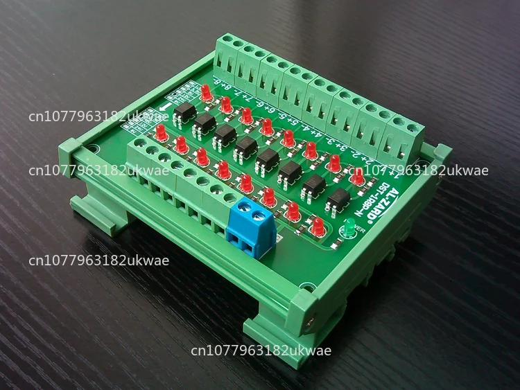 

8-way Optocoupler Module PLC Signal Level Voltage Conversion Board NPN Output DST-1R8P-N