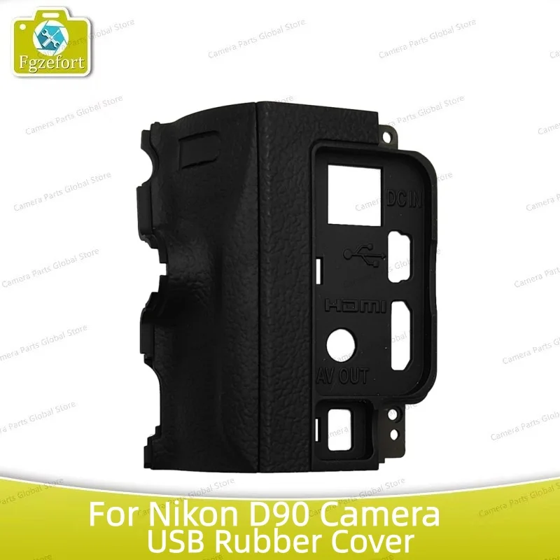 D90 USB Rubber Cover Lid Door HDMI compatible MIC Interface Cover Camera Repair Part for Nikon