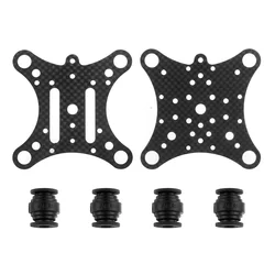 F14557 FPV Carbon Fiber Anti Vibration Plate & Rubber Balls for Phantom 1 2 Gimbal Mount Quadcopter for Gopro Hero 2 3 PTZ mount