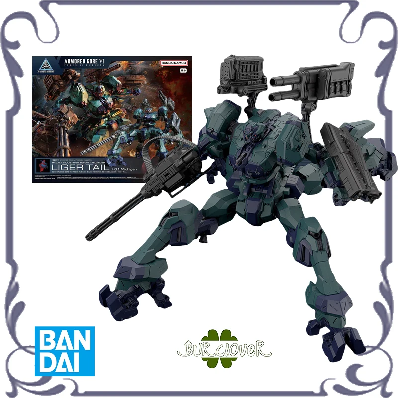 

BANDAI Original 30 MINUTES MISSIONS BALAM INDUSTRIES BD-011 MELANDER Liger Tail Action Figure Assembly Model Toys Collectible