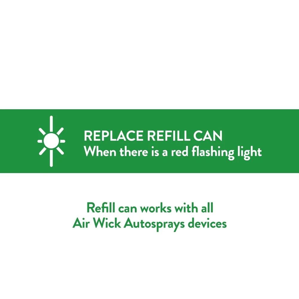 Automatic Air Freshener Refill Lavender Chamomile Natural Essential Oils Continuous Spray 5.89oz 2 Count Home Office Use