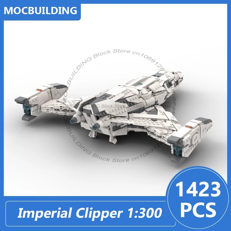 

Imperial Clipper 1:300 Scale Model MOC Building Blocks DIY Assemble Bricks Collection Display Space Creative Toys Gifts 1423PCS