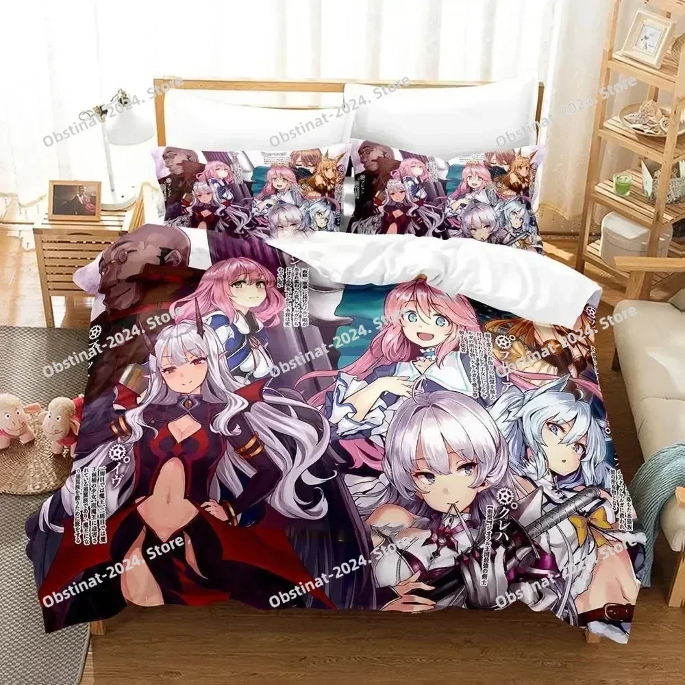 3D Anime Redo of Healer Bedding Set Printed With Pillowcase Bed Duvet Cover Soft Single Double Queen Super King Size Kids Adult