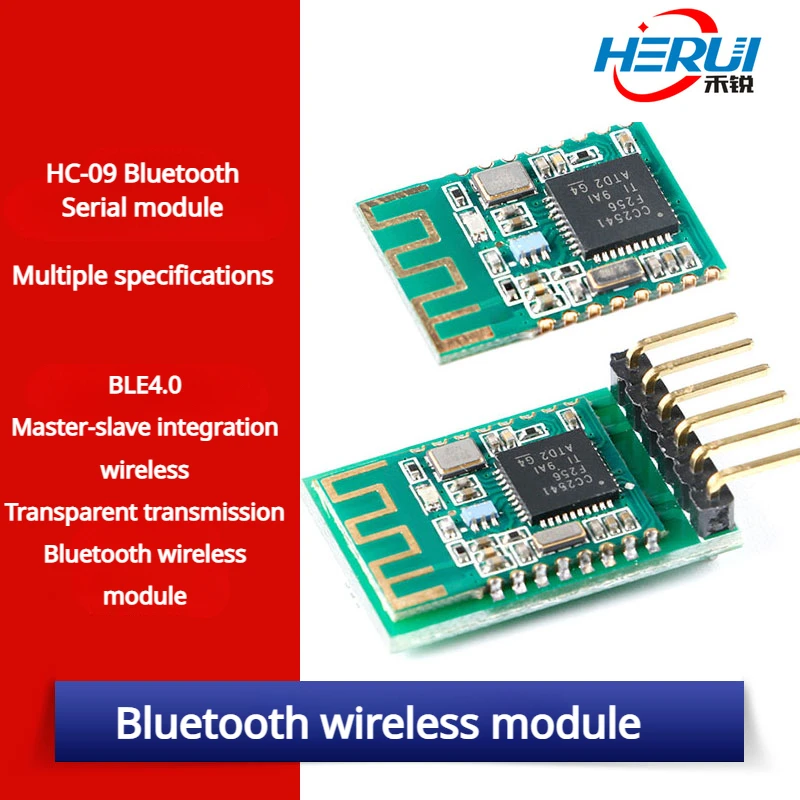 

HC-09 Bluetooth serial port module 4.0BLE Master/Slave ibeacon module CC2541 wireless transparent transmission