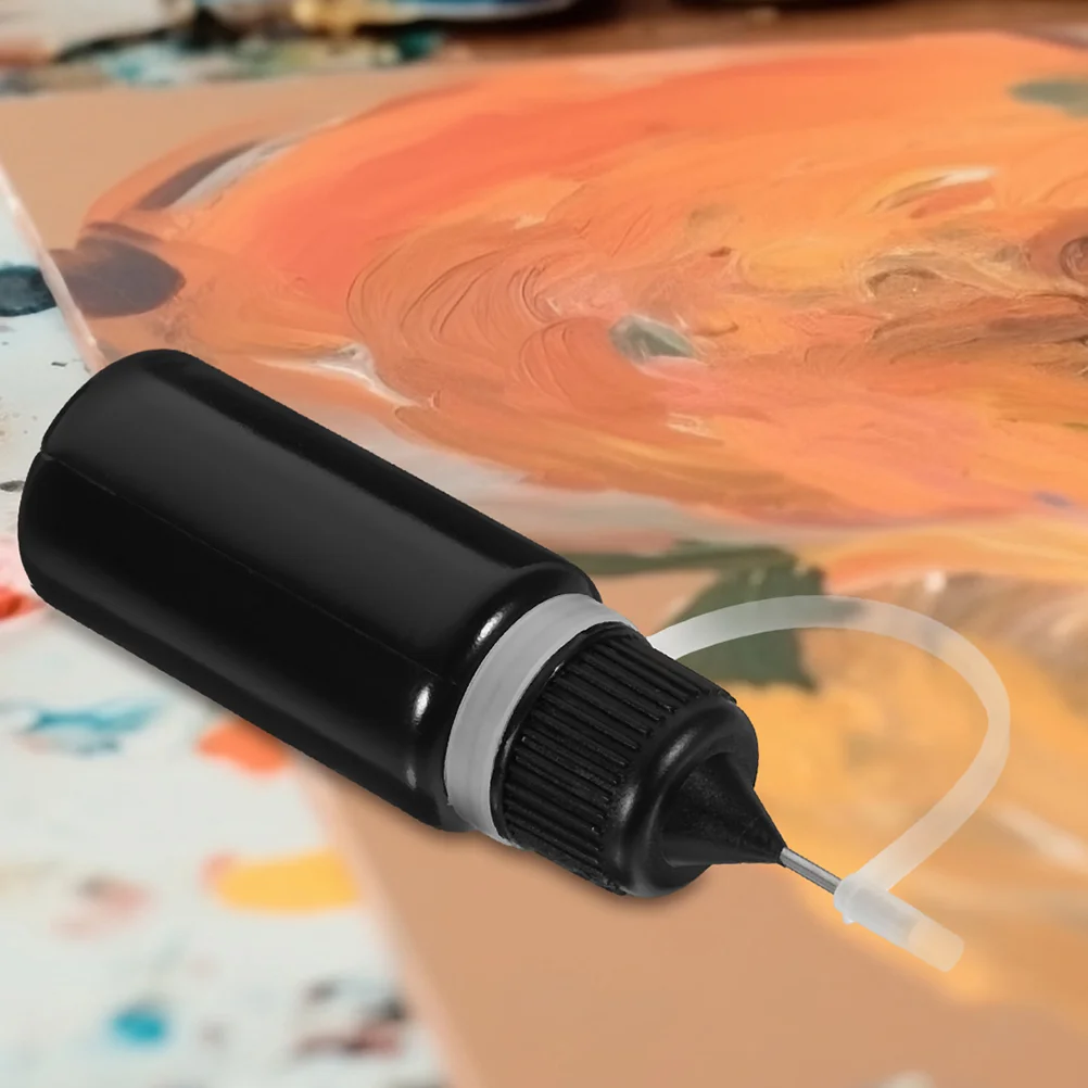 10 Pcs Needle Tip Bottle Glue Bottles with Fine Squeeze Applicator for Liquids Precision