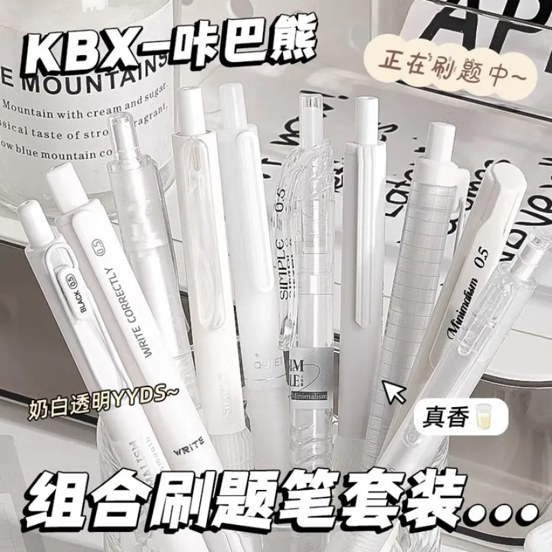 

5 шт., набор ручек для подписи против усталости, простая эргономичная ручка INS, наконечник CS/ST, быстросохнущие гелевые ручки с чернилами, инструмент для студентов, учителей, врачей, медсестер