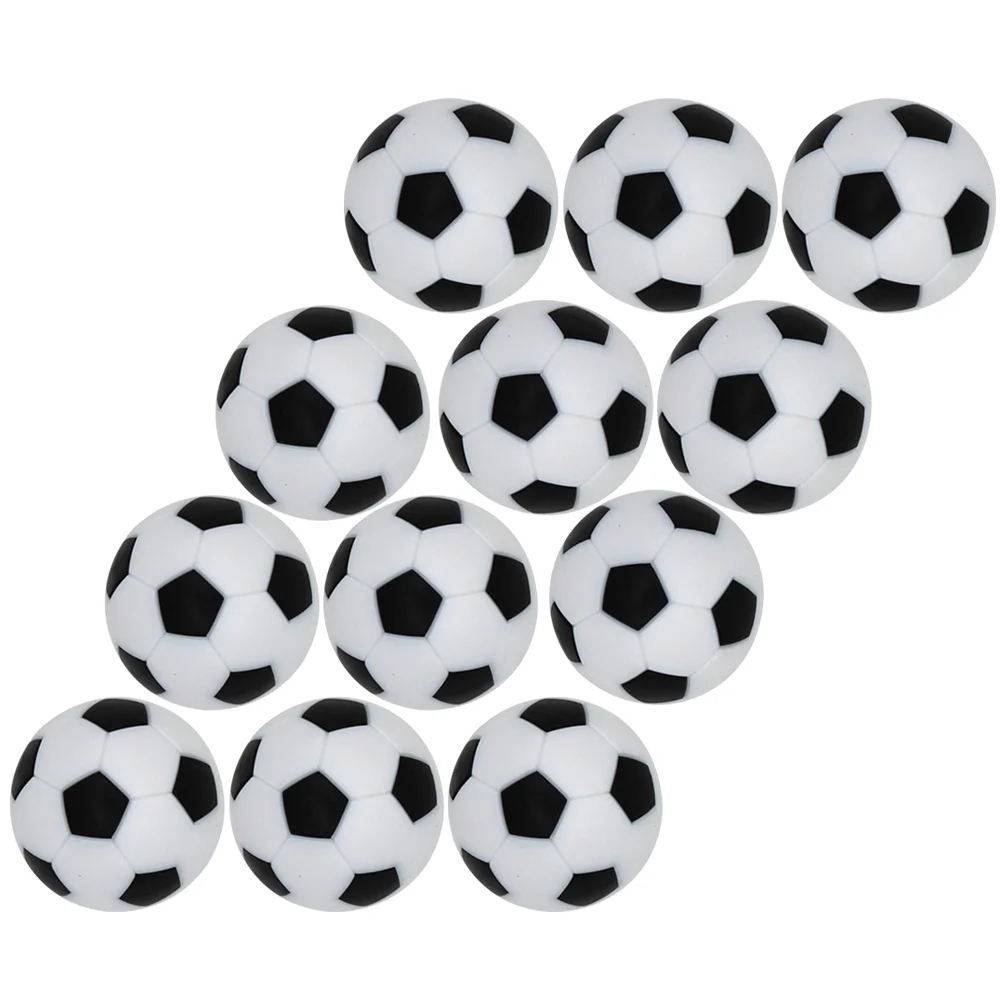 12 Pcs Mini Table Football Soccer Foosball Replacement Players Balls Substitute Game Supplies