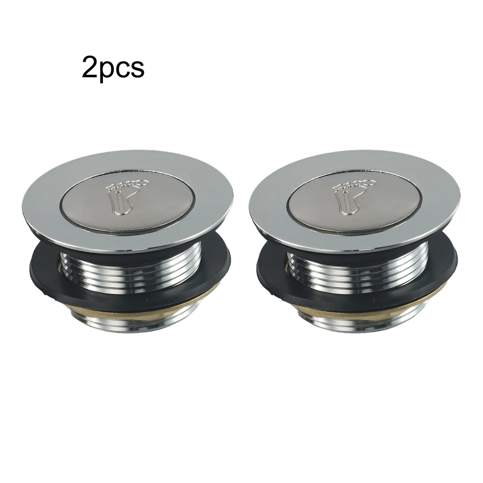 Accessories Up Drain Waste Drain Multi-layer Silver Water-tight Seal Alloy+Brass+Plastic Bathtub Drain Accessories