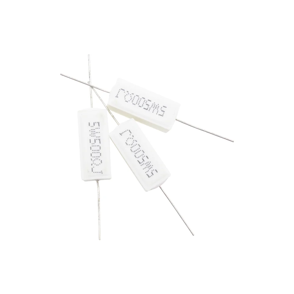 10 PCS Horizontal cement resistance 5W 500RJ