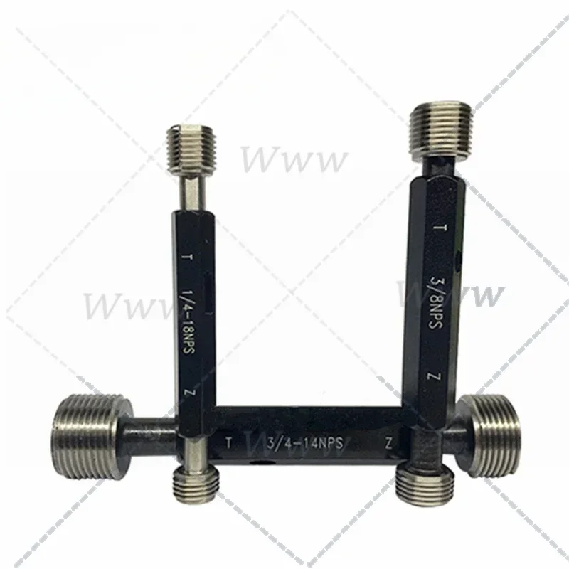 

screw plug gauge NPS 3/8-18, 3/4-14, 1/2, 1/16, 1 1/4 thread pipe plug gauge go nogo
