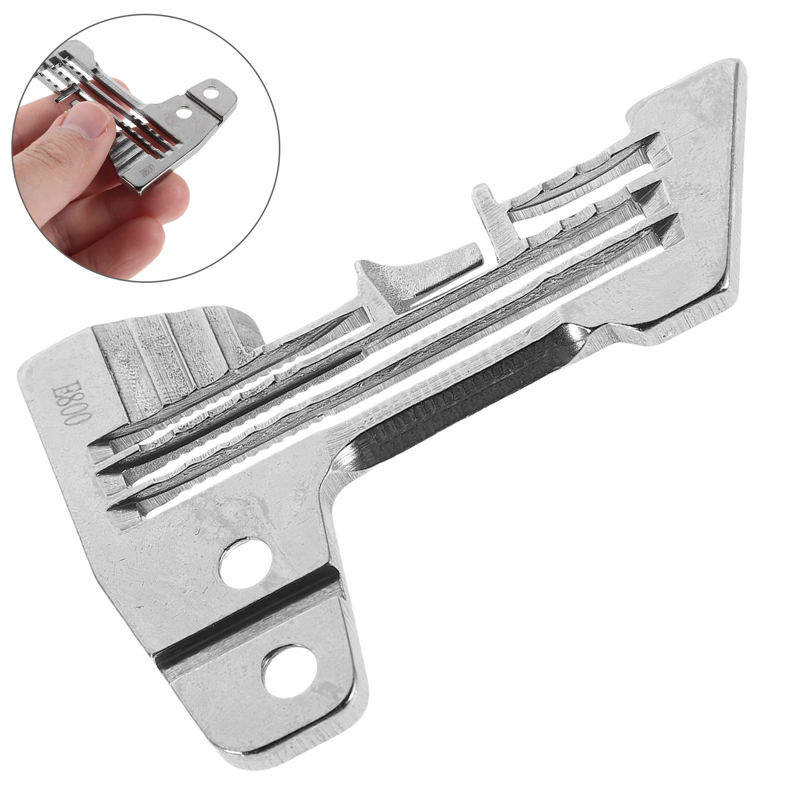 

Universal Sewing Machine Accessories Metal Needle Cover Stitch Plate Overlock Serger Replacement Cross Stitch Minder Embroidery