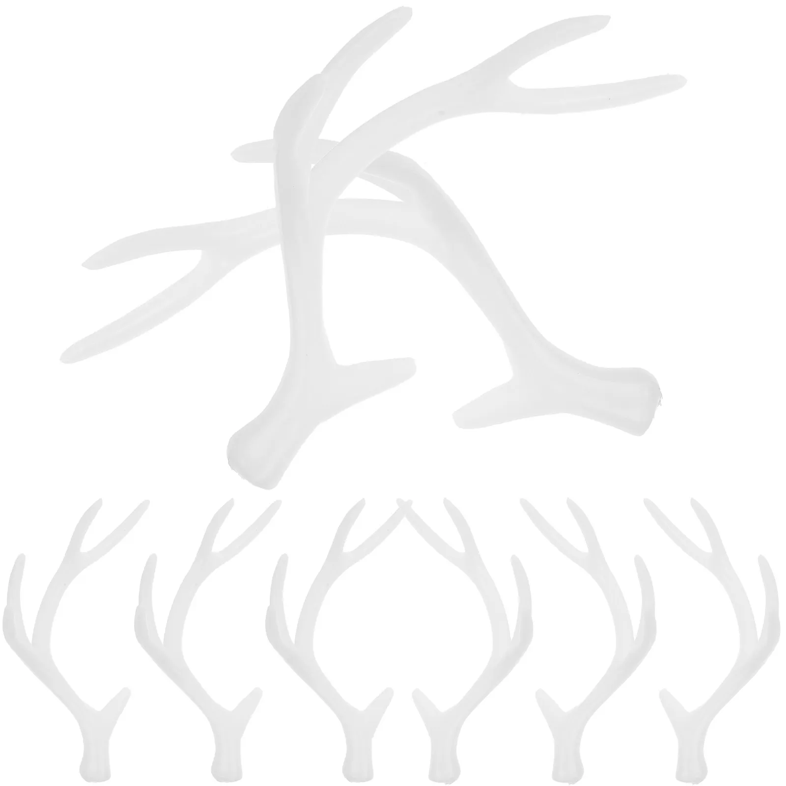 

Набор из 8 легких аксессуаров для головного убора: оленьи рога для самостоятельного изготовления, декор для рождественских украшений, реквизит из искусственных оленьих рогов