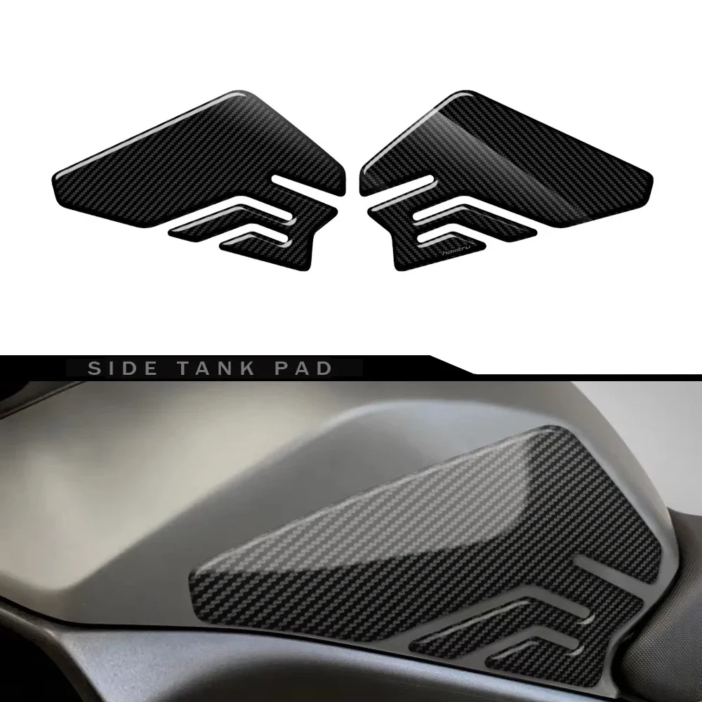 

Motorcycle Carbon Side Tank Pad Protection Grip for Yamaha TRACER 7 2021-2024 scratched decoration