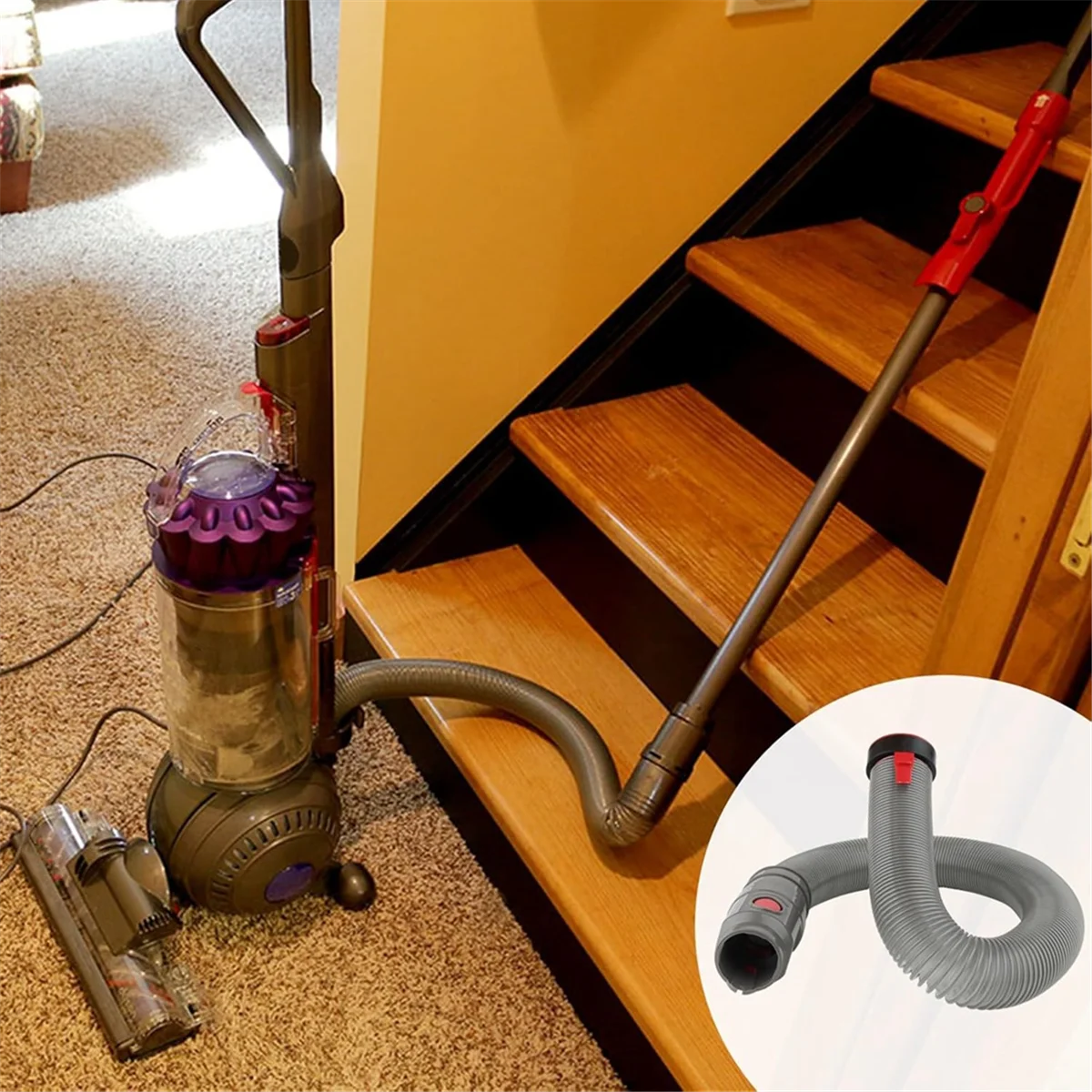 Manguera ABKR para aspiradoras Dyson DC41 DC40 DC65 UP13 UP14 UP20, piezas de repuesto de manguera de extensión Flexible